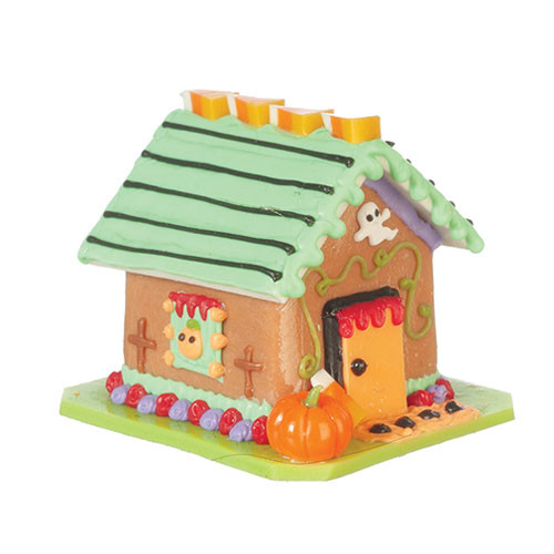 OakridgeStores.com | Aztec - Halloween Gingerbread House - 1" Scale Dollhouse Miniature Food - G6015