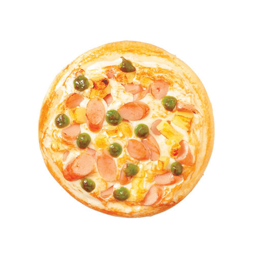 OakridgeStores.com | Aztec - White Pizza - 1" Scale Dollhouse Miniature Food - G6018