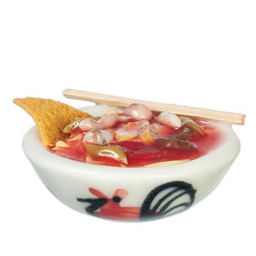 OakridgeStores.com | Aztec - Noodle Bowl - 1:12 Scale Dollhouse Miniature Food - G6181