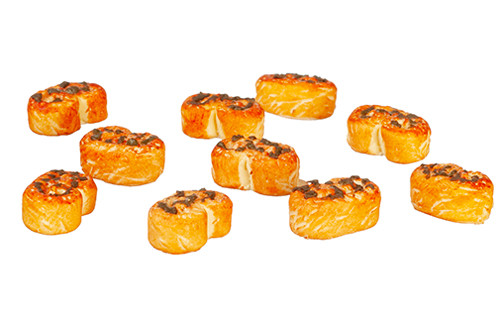 OakridgeStores.com | Aztec - Cinnamon Buns - Set of 10 - 1" Scale Dollhouse Miniature Food - G6213
