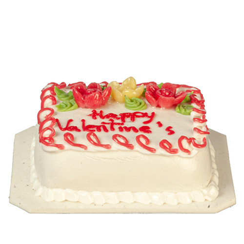 OakridgeStores.com | Aztec - Valentine Sheetcake - 1:12 Scale Dollhouse Miniature Food - G6273