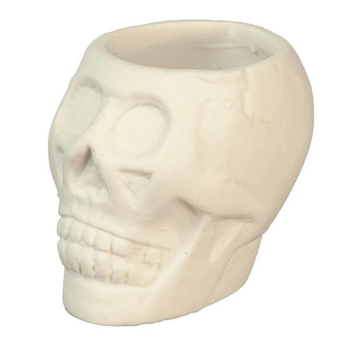 OakridgeStores.com | Aztec - Halloween Skull Container - Holiday Decor - 1:12 Scale Dollhouse Miniature - G6431