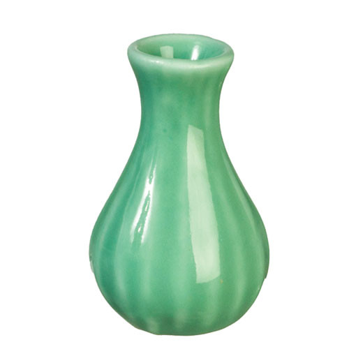 OakridgeStores.com | Aztec - Green Vase - 1" Scale Dollhouse Miniature - G6552
