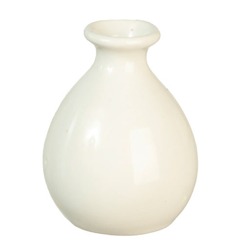 OakridgeStores.com | Aztec - White Vase - 1:12 Scale Dollhouse Miniature - G6581
