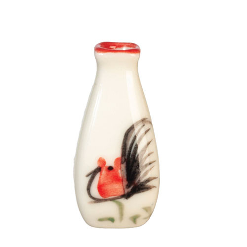 OakridgeStores.com | Aztec - Vase with Rooster - 1" Scale Dollhouse Miniature - G6587
