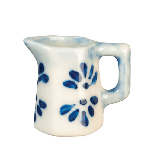 OakridgeStores.com | Aztec - Blue Delft Pitcher - 1 Scale Dollhouse Miniature - G6607
