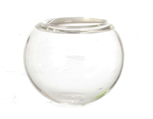 OakridgeStores.com | Aztec - Glass Fish Bowl - Dollhouse Traditional (1:12) Scale Dollhouse Miniature - G7045 717425570451