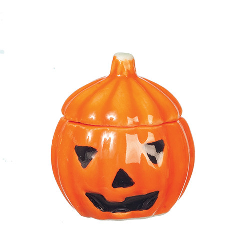 OakridgeStores.com | Aztec - Ceramic Jack-O-Lantern - 1:12 Scale Dollhouse Miniature - G7763