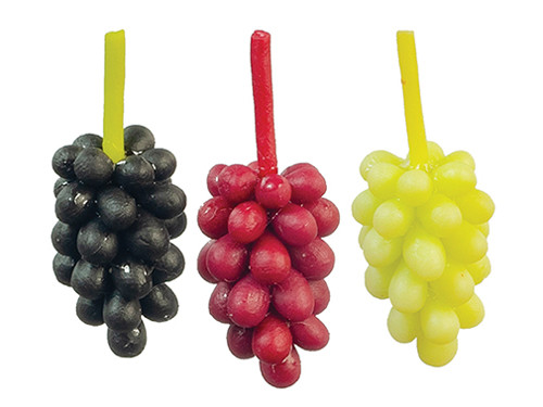 OakridgeStores.com | Aztec - Grapes - 3 Bunches - 1:12 Scale Dollhouse Miniature Food - G7765