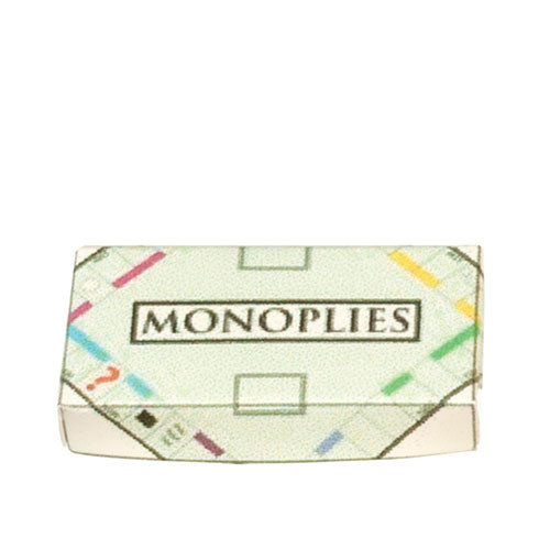 OakridgeStores.com | Aztec - Monopolies Box - Toy & Game Accessory - 1" Scale Dollhouse Miniature - SH0087