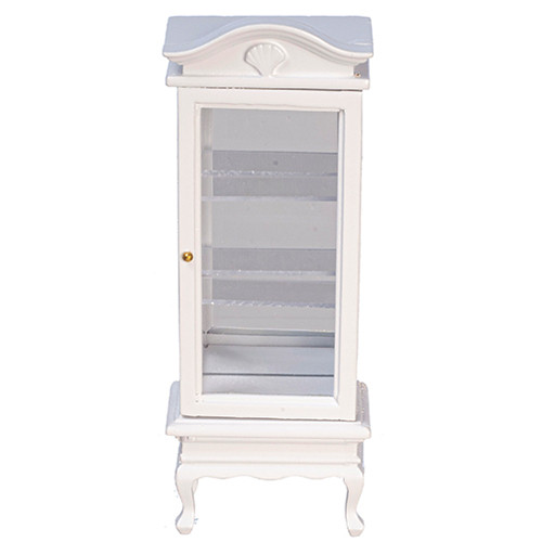 OakridgeStores.com | Aztec - Display Cabinet, White - General Store - 1:12 Scale Dollhouse Miniature - T5314
