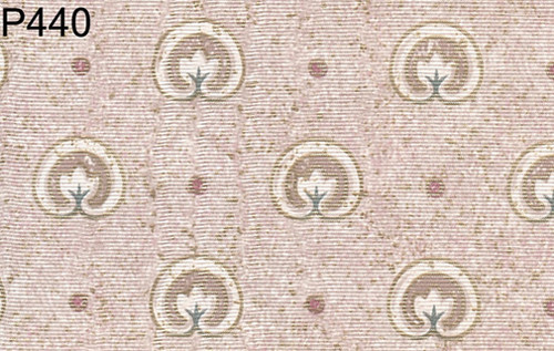 OakridgeStores.com | BH Miniatures - Prepasted Wallpaper - Mauve Moire - 3 Pieces - 1 Scale Dollhouse Miniature - 440
