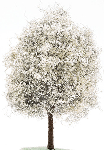 OakridgeStores.com | Creative Accents - Dollhouse Traditional (1:12) White Dogwood Tree on Spike - Landscaping Tree - 6 inches - 2500 783970800985