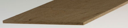 OakridgeStores.com | Handley House - Cherry Stripwood Sheet - 3/32 x 3 x 24 inches - 1:12 Scale Dollhouse Miniature - 9332