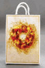 OakridgeStores.com | Hudson River Miniatures - Fall Wreath Shopping Bag - Store Accessory - 1:12 Scale Dollhouse Miniature - 58139