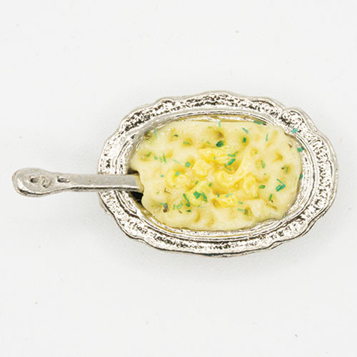 OakridgeStores.com | International Miniatures - Dish of Mashed Potatoes - 1:12 Scale Dollhouse Miniature - 65735 731851657241