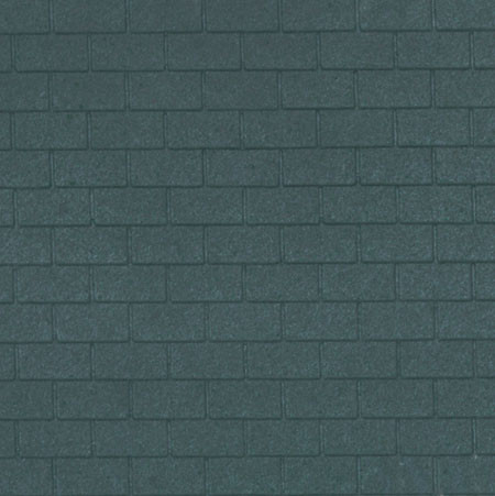 OakridgeStores.com | Model Builders Supply - Pattern Sheet - MF Shingle - Green - 14 x 24 inches - 1:12 Scale - MF112