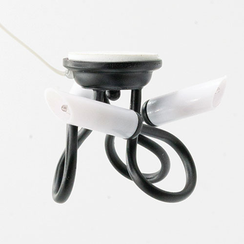 OakridgeStores.com | Miniature House - 3-Light Modern Ceiling Light - Black, 12 Volt - 1:12 Scale Dollhouse Miniature Light - 14050BK 783970990037