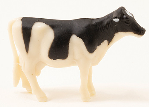 OakridgeStores.com | Multi Minis - Holstein Cow - Farm Animal Figure, 1 Piece, 1 Inch Tall - 1:12 Scale Dollhouse Miniature - 5628 749939623453