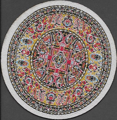 OakridgeStores.com | New Creations - Turkish Woven Rug, 3 inches - 1:12 Scale Dollhouse Miniature - SK027-05