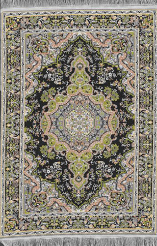 OakridgeStores.com | New Creations - Turkish Woven Rug, 9.5 x 5.5 Inches - 1:12 Scale Dollhouse Miniature - SK038-01