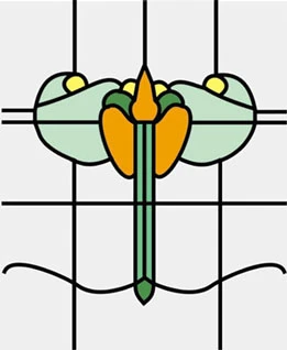 OakridgeStores.com | Simulated Leadlight - Simulated Stained Glass Insert - Fits CLA75039/HW5039 - 1:12 Scale Dollhouse Miniature - 11 731851000115