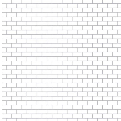 OakridgeStores.com | World Miniatures - Subway Tile Sheet - White, Small - for All Scales Dollhouse Miniature Flooring - 24978S