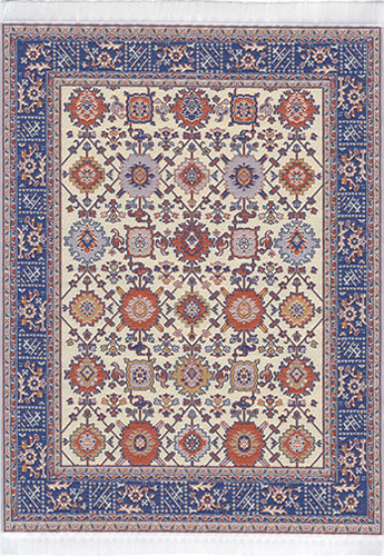 OakridgeStores.com | What's Next - Persian Loom Rug, 8 x 11.5 inches - 1:12 Scale Dollhouse Miniature Rug - 1064
