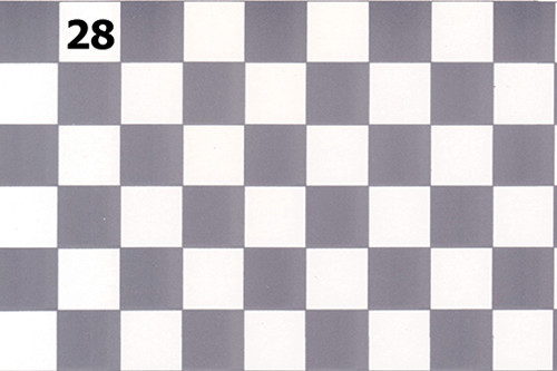 OakridgeStores.com | What's Next - Tile Floor: Pewter & White, 1/2 Inch Squares - 1" Scale Dollhouse Miniature Flooring - 28