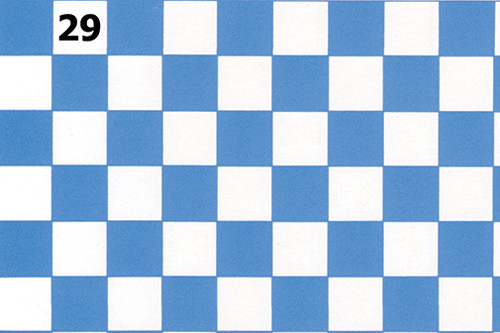 OakridgeStores.com | What's Next - Tile Floor: Cadet Blue & White, 1/2 Inch Squares - 1" Scale Dollhouse Miniature Flooring - 29