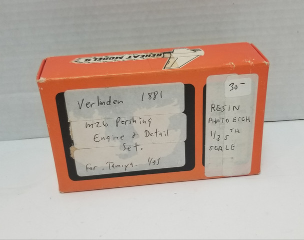 RESALE SHOP - Verlinden 1/35 Scale for Tamiya M26 Pershing Engine + Detail Set #1881 - RIOR-1881-NOB5137