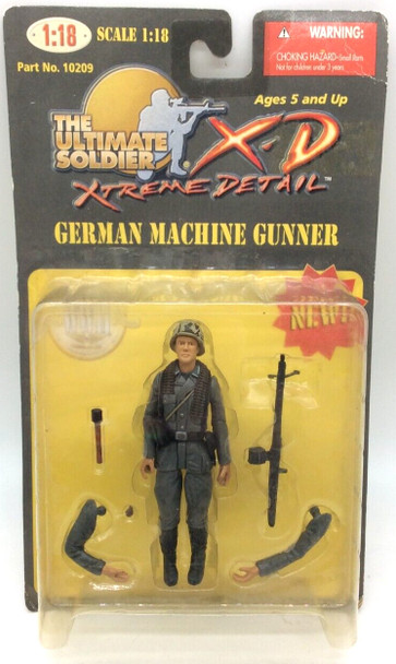 RESALE SHOP - Ultimate Soldier X-D WWII German Machine Gunner 1:18 Action Figure c2000 SEALED - RSTY-21C-10209-NS8055