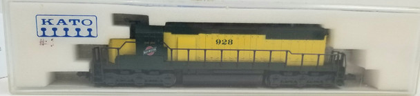 RESALE SHOP - KATO N Scale #176-208 SD40 C & NW #928 - SHGU-176-208-NOB5338