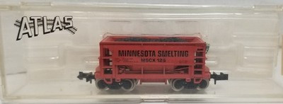 RESALE SHOP - Atlas N Scale Minnesota Smelting Coal Car MSCX125 - SHGU-MSCX125-LN5368