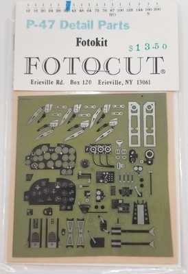 RESALE SHOP - Fotocut P-47 Detail Parts Fotokit 1/32 - STORE-47-NS5788