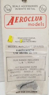 RESALE SHOP - Aeroclub Models 1/48 Ejection Seat AEJ 404 MK4BS - STORE-AERO404-NOB5241