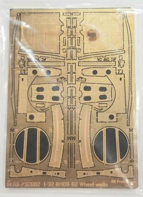 RESALE SHOP - RB Production 1/32 P32002 Bf109-G2 Detail Wheel Well (Hasegawa/ RVL/ P.Modeler) - STORE-RBP32002-NOB5770