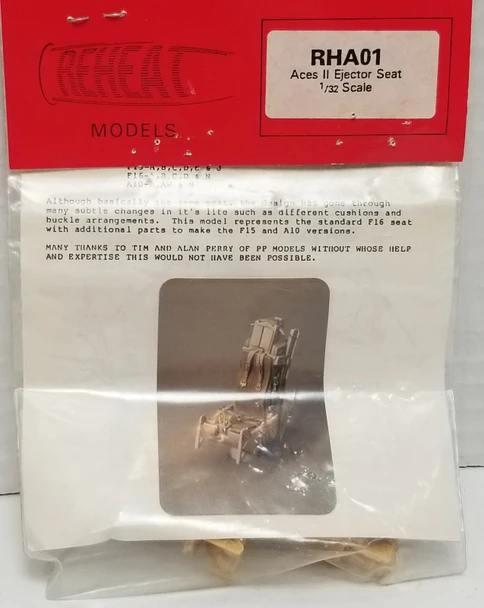 RESALE SHOP - Reheat Models Aces II Ejector Seat 1/32 RHA01 - STORE-RHA01-NS5258