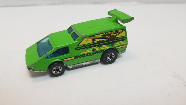 RESALE SHOP - Hot Wheels 1976 Spoiler Sport Green Beach Scene Great Condition - TERO-017-U5164