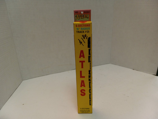 RESALE SHOP - Vintage Atlas 6-PC 15" radius HO Scale Track Mint New Old Stock - WINO-31-NS5390