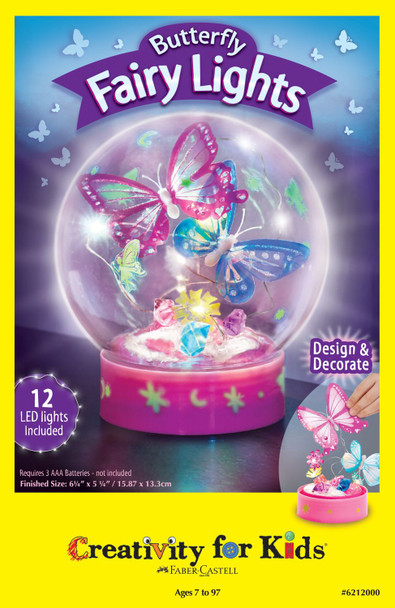 OakridgeStores.com | Creativity for Kids - Butterfly Fairy Lights - LED Craft Kit - 6212000 092633311349