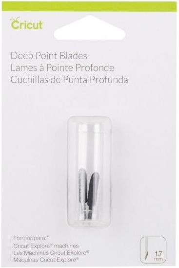 OakridgeStores.com | Cricut - Black - Deep Cut Replacement Blades 2/Pkg - For Cricut Machines - 2003535 093573321801