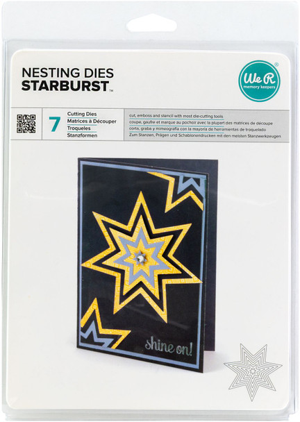 OakridgeStores.com | We R Makers - Stars - Lifestyle Nesting Dies Set, 7 Dies - 03518-1 822431035181