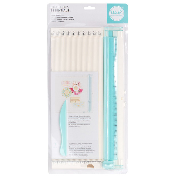 OakridgeStores.com | We R Makers - Trim & Score Board - 12 x 12 inches Surface with Score & Fold Tool - 660071 633356600718