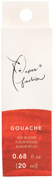OakridgeStores.com | American Crafts - Red Bloom - Paper Fashion Gouache Paint 0.68 fl oz Tube - 349335