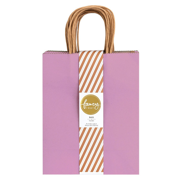 OakridgeStores.com | American Crafts - Fancy That - Shades Of Pink - Kraft Bags - 8 x 10.25 x 4.25 inches, 13 Pack - 393619