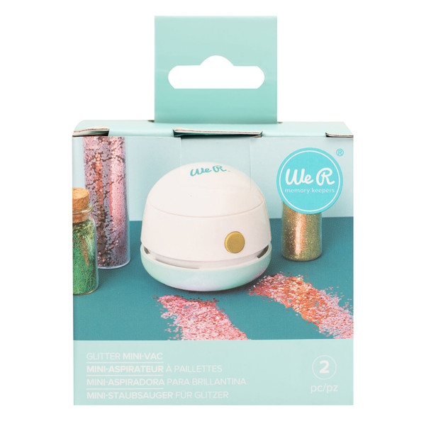 OakridgeStores.com | We R Makers - White/ Blue - Glitter Mini-Vac - 661068 633356610687