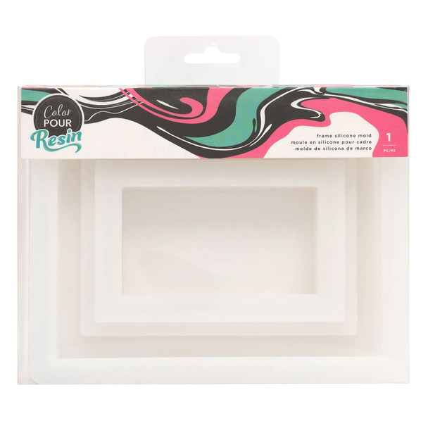 OakridgeStores.com | American Crafts - Color Pour Resin Mold - Frame, Silicone, 2/Pkg - 359697 718813596978