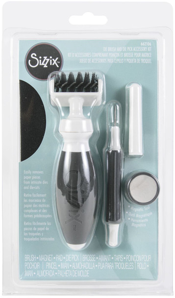 OakridgeStores.com | Sizzix - Making Tool Die Brush & Pick - Die Cutting Accessory Kit with Foam Pad - 662106 630454237730
