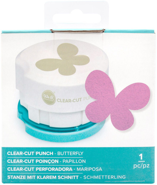 OakridgeStores.com | We R Makers - Butterfly - Clear-Cut Paper Punch, 2 inches - 661277 633356612773